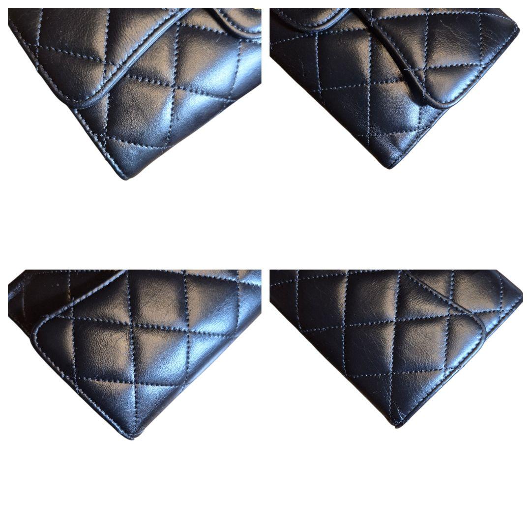 CHANEL　シャネル　マトラッセ　ラムスキン　長財布