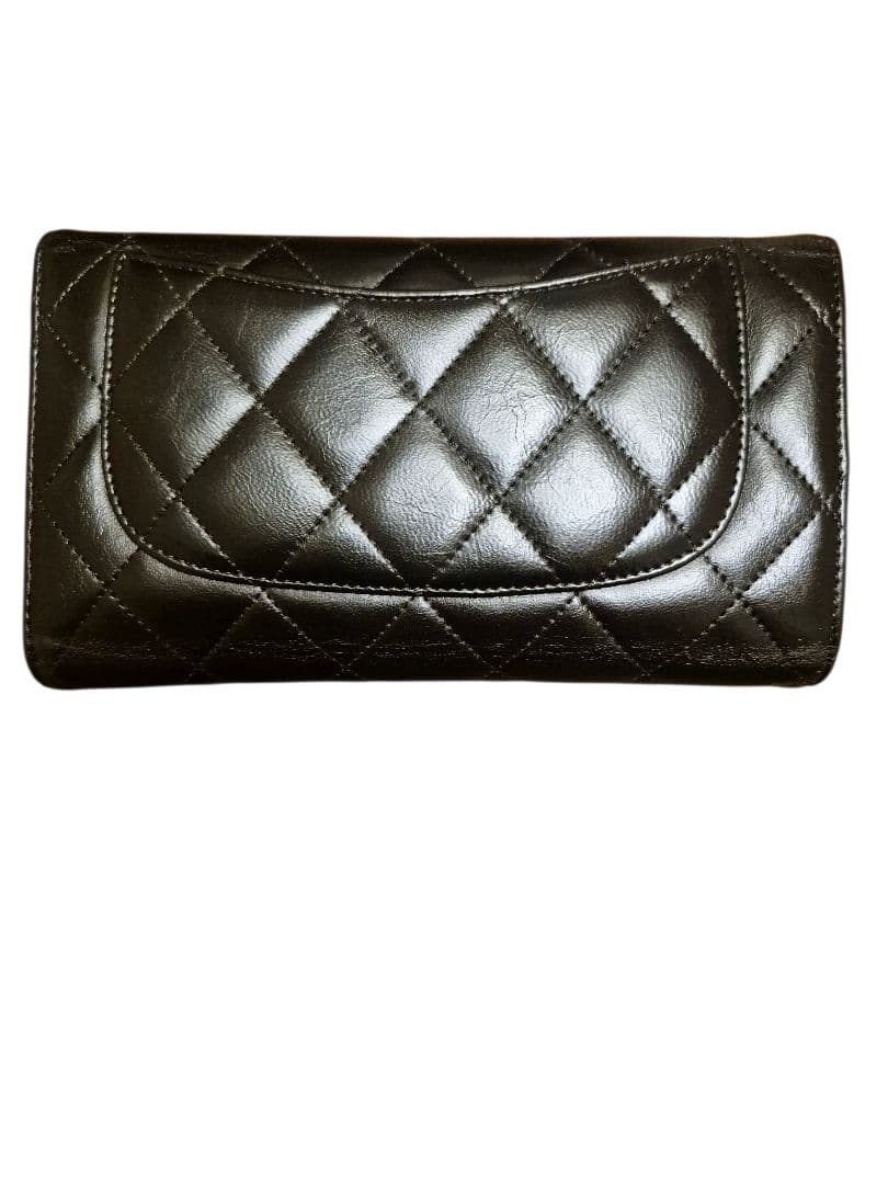 CHANEL　シャネル　マトラッセ　ラムスキン　長財布