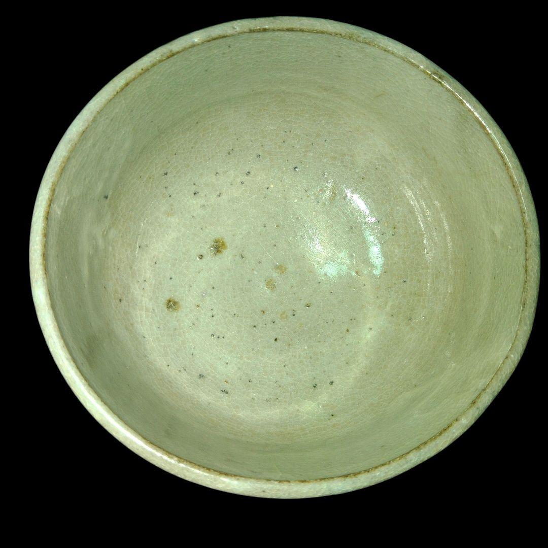 江戸時代　古伊万里山水画染付くらわんか碗　木箱付