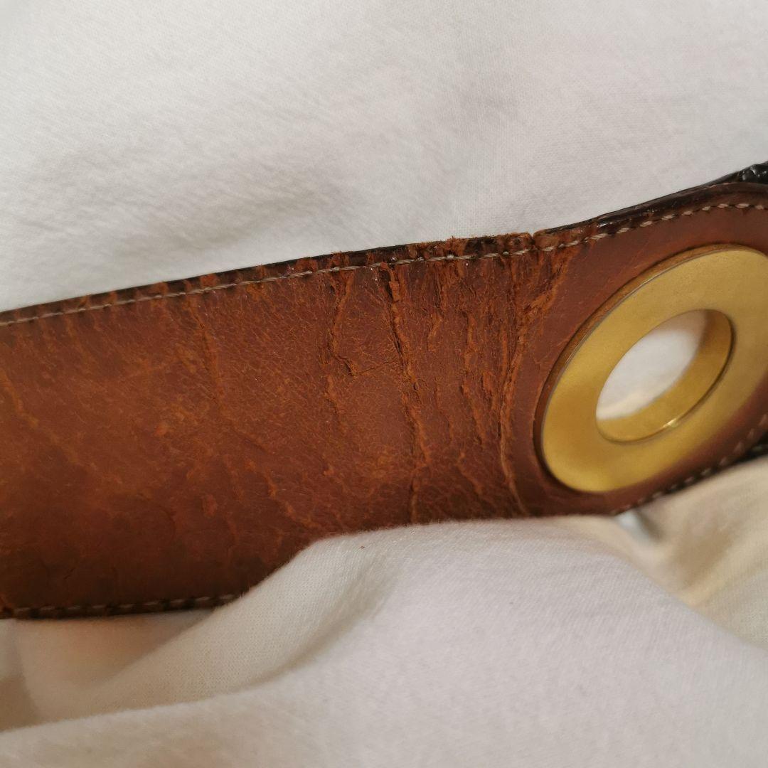 セリーヌ ショルダーバッグ PVC レザー サークル金具 マカダム