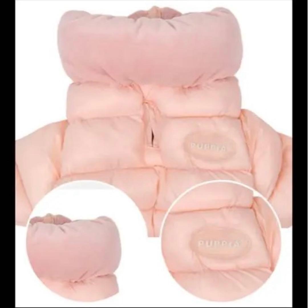 【韓国ペットウェア】パピア ベロアソフトオールインワンジャンパー Mサイズ