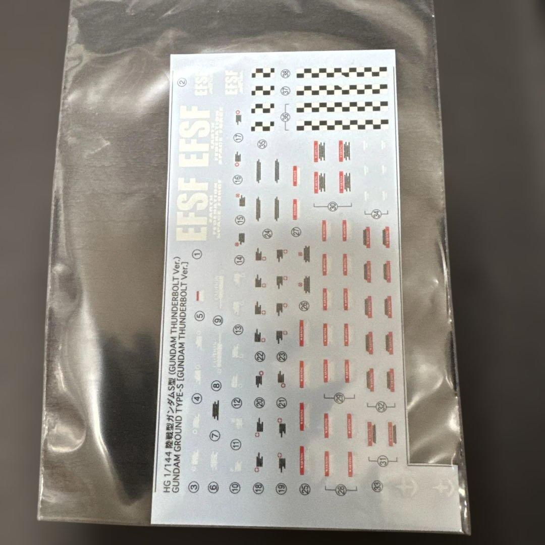 HG ガンダム グラウンドタイプ S ガンダム サンダーボルト 陸戦型ガンダム