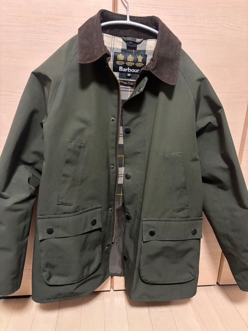 Barbour◆ジャケット/38/ポリエステル/KHK/1802379ノンオイル