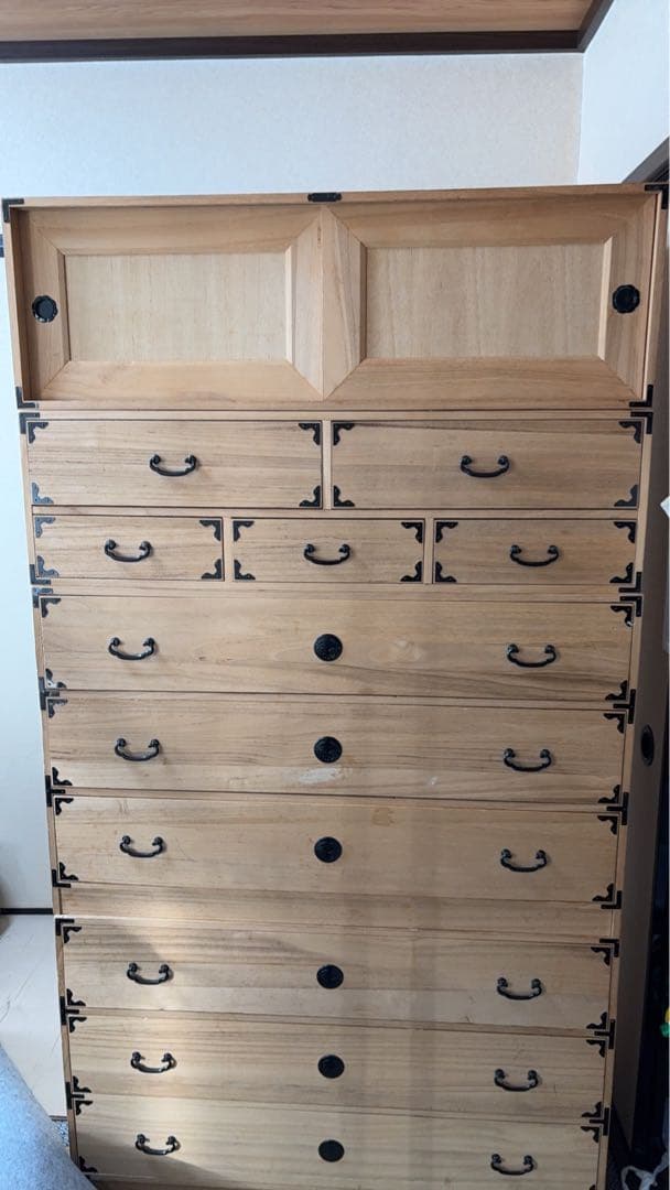 専用　期間限定 美品 9段 桐箪笥 タンス アンティーク家具収納 着物 日本製