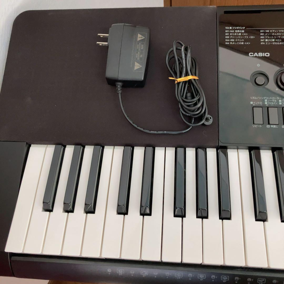 CASIO WK-245 電子ピアノ キーボード アダプタ　スタンド　76鍵盤