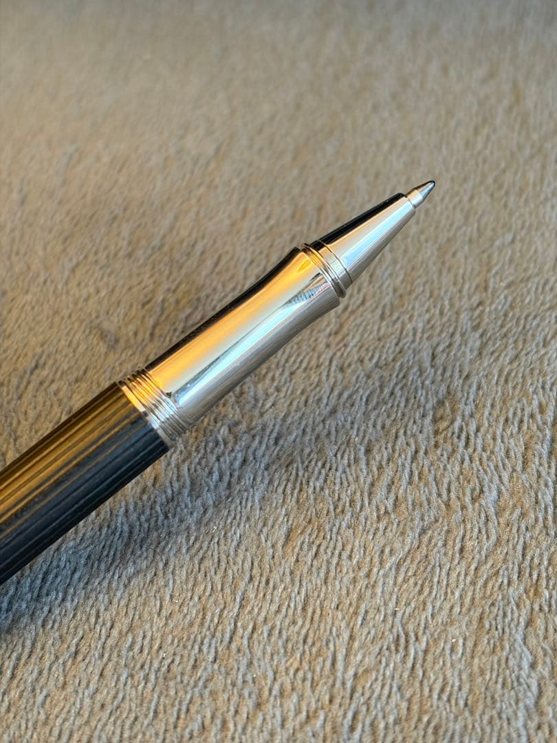 ファーバーカステル 伯爵コレクション エボニー ウッド　ボールペン ローラー