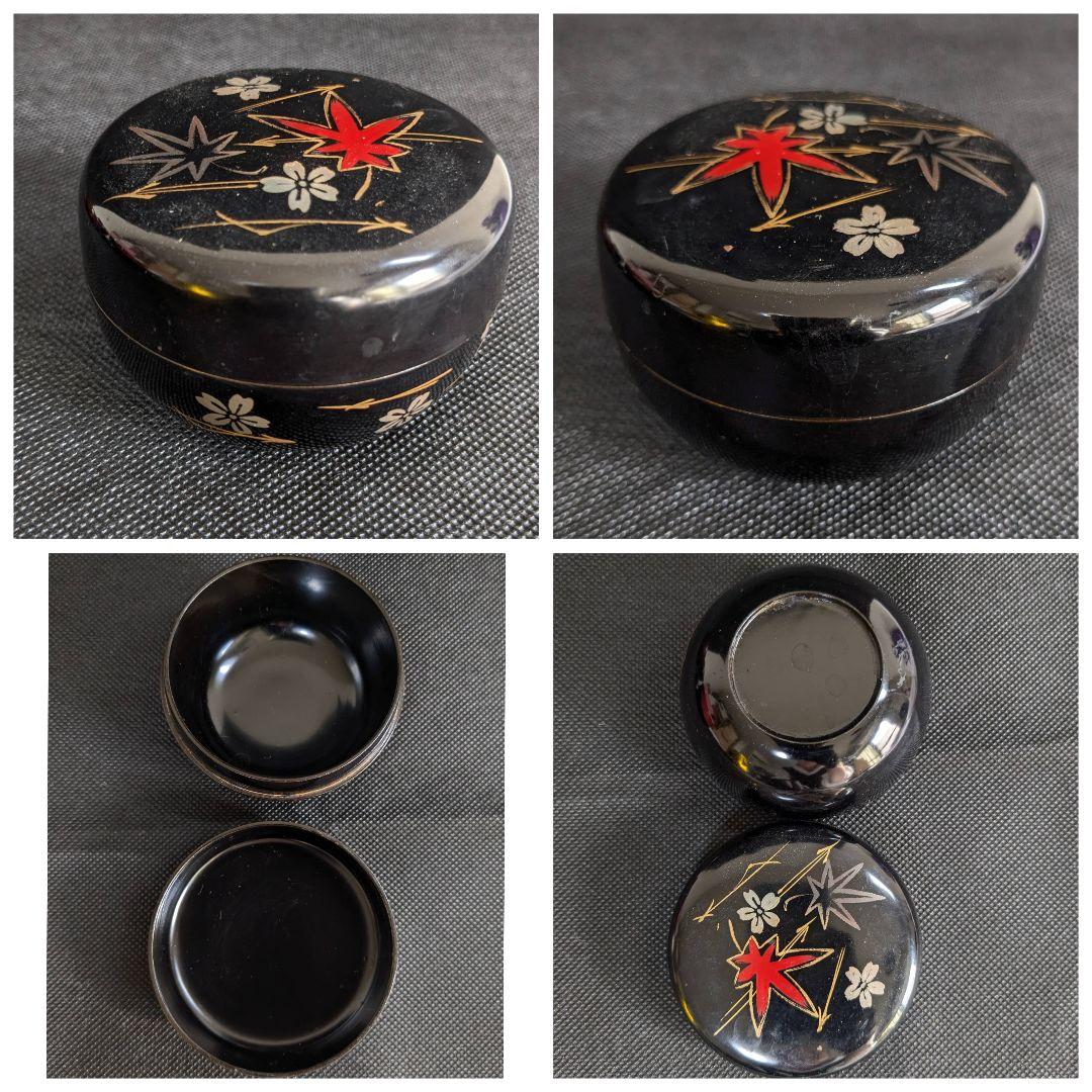 茶道具 棗 蒔絵 8点 まとめ売り 黒 赤 朱色