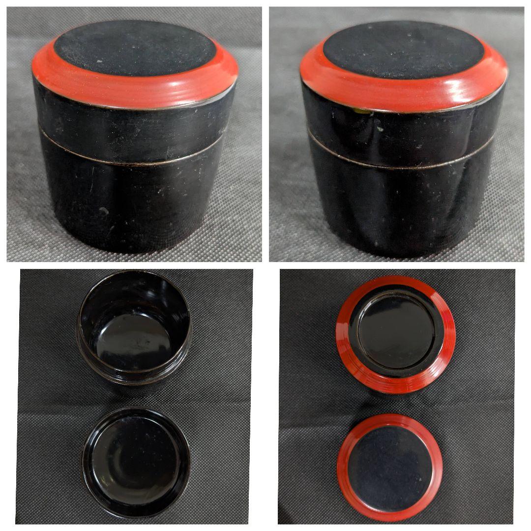 茶道具 棗 蒔絵 8点 まとめ売り 黒 赤 朱色