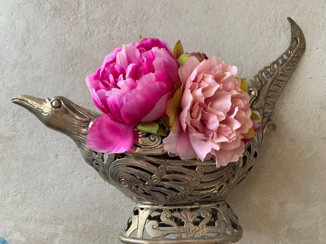 【美品】インドネシア　ガルーダの置物　花器