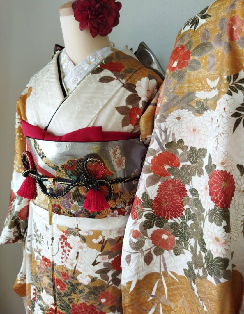 よっこ様　423.振袖7点セット正絹　フルセット　成人式