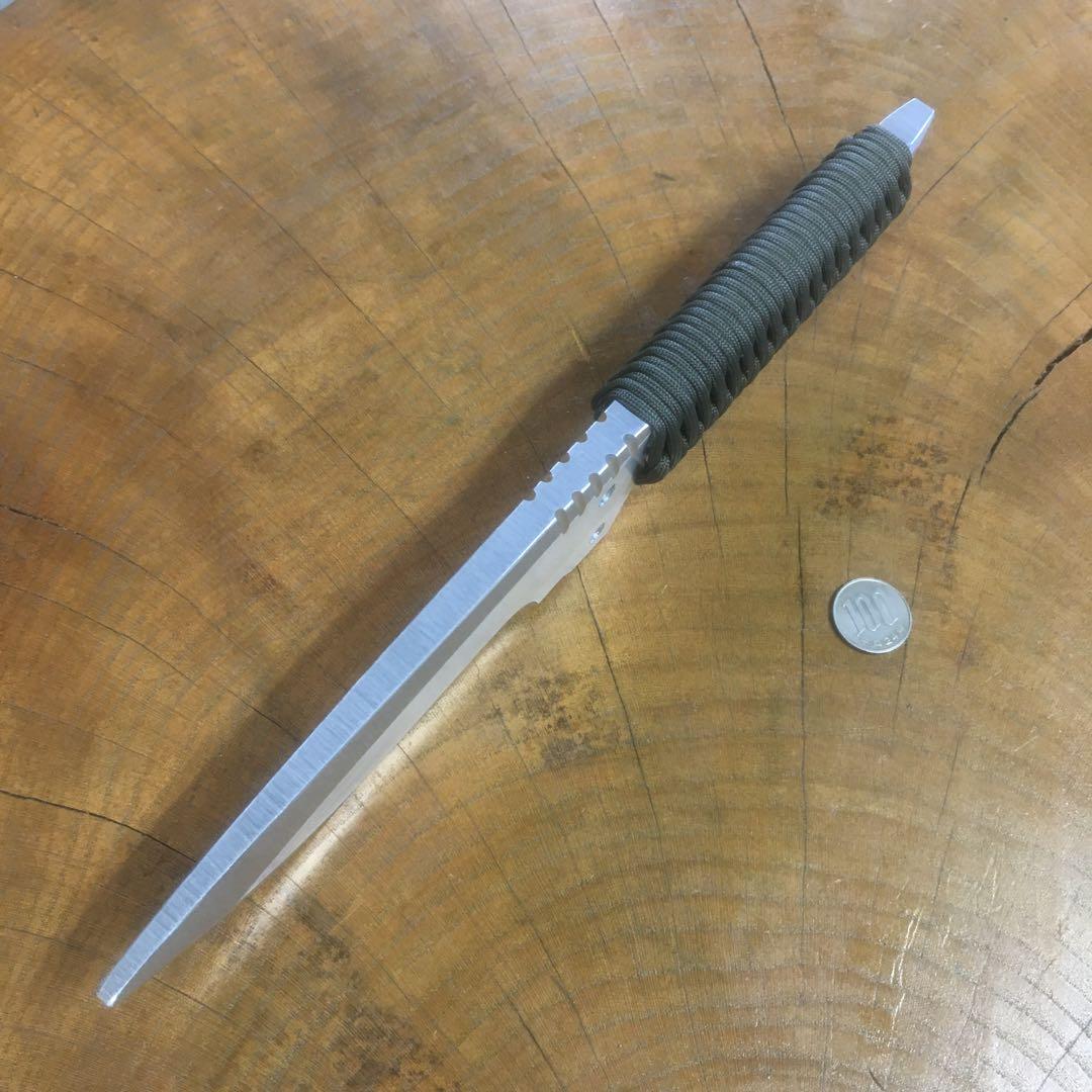 No 100 カスタム トレーニングナイフ　刃無し