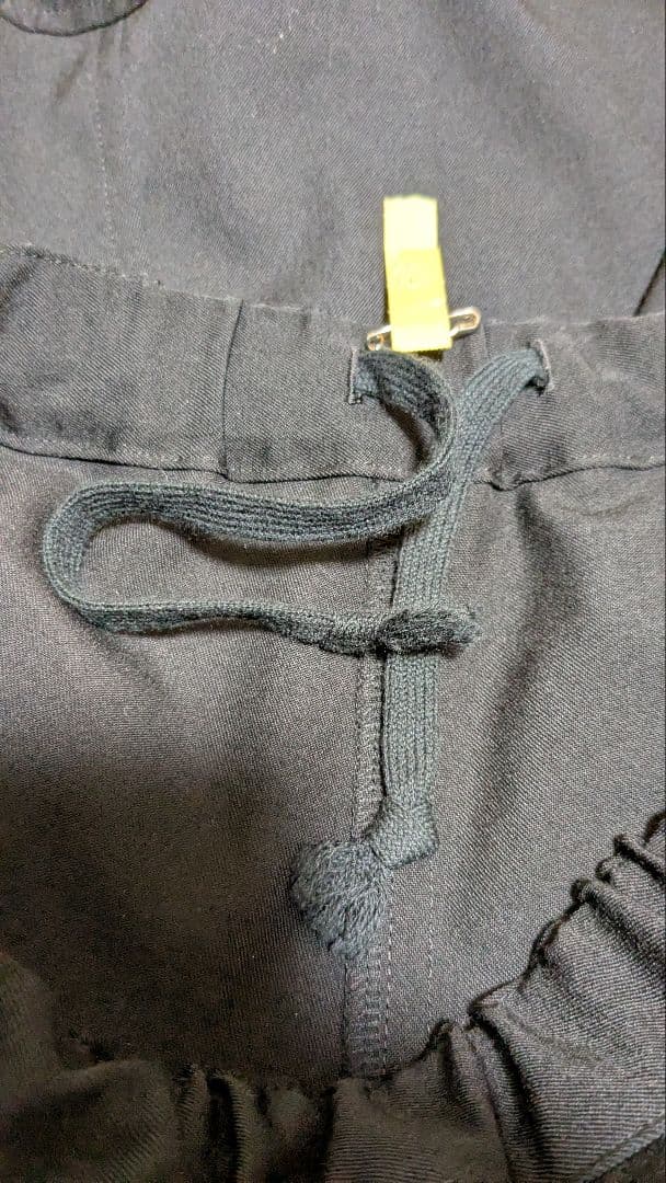 コムコムCOMME des GARÇONS サルエルパンツ S黒 AD2023