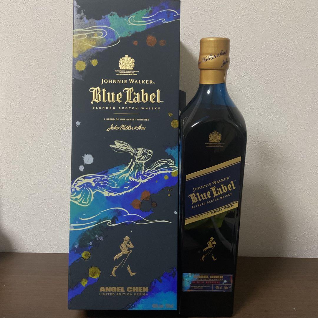未開封 ジョニーウォーカー ブルーラベル イヤー・オブ・ザ・ラビット 750ml