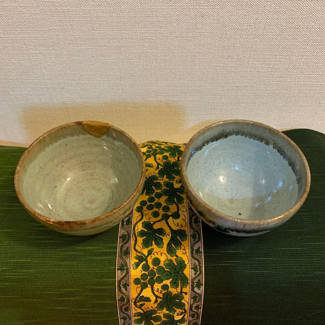 唐津焼　茶器　中野窯　台湾茶　金継ぎ　 2客