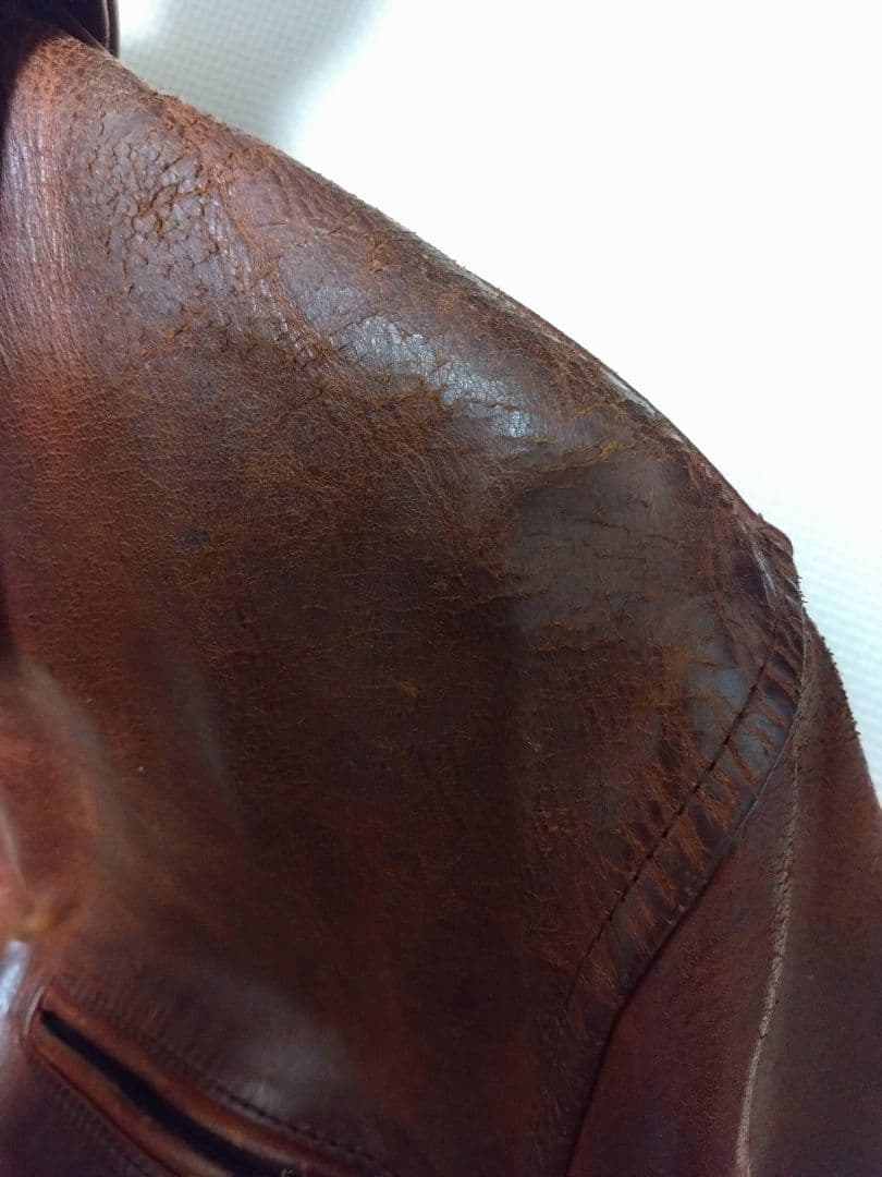 値下げ交渉可　エアロレザー　サイズ38　ライダースジャケット