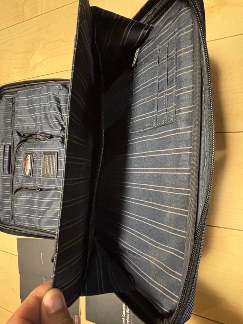TUMI 26112NVS エクゼクティヴ・オーガナイザー クラッチバッグ美品