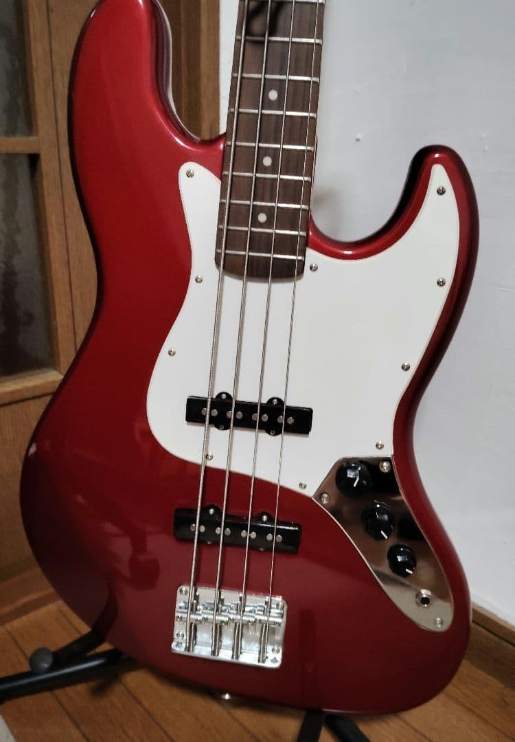 木*な様 ジャズベース レッド BUSKER’S ケース付き