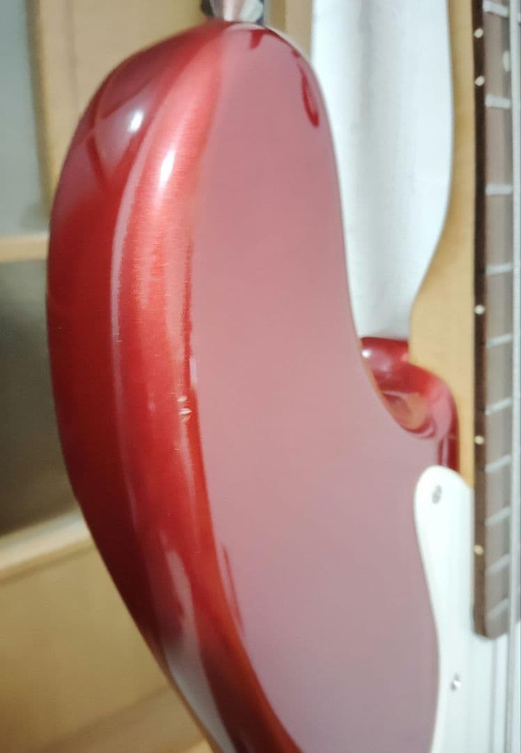 木*な様 ジャズベース レッド BUSKER’S ケース付き