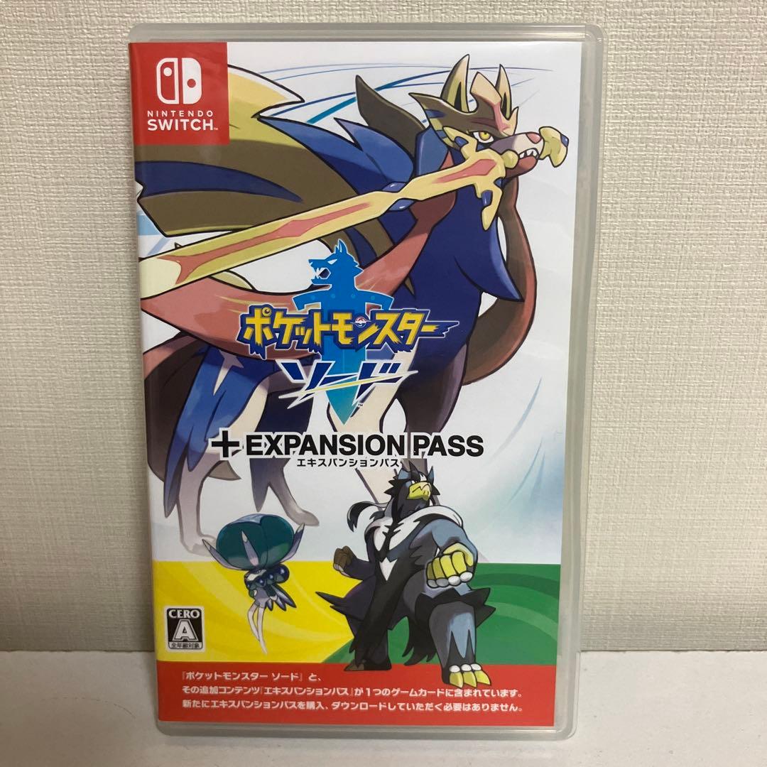 switch ソフト　ポケットモンスター　ソード+エキスパンションパス