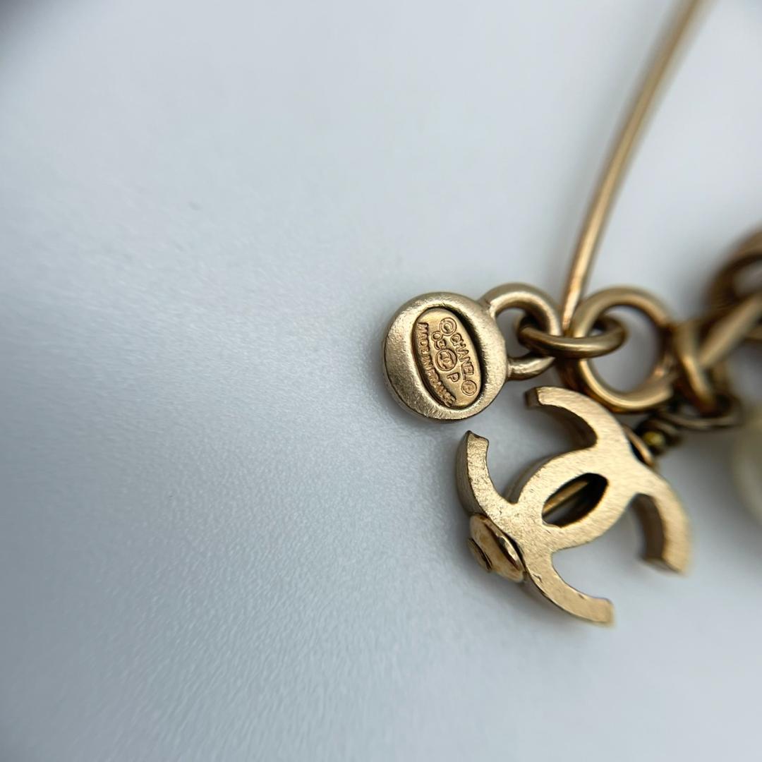 【希少】CHANEL　シャネル 安全ピンモチーフ　ブローチ ココマーク