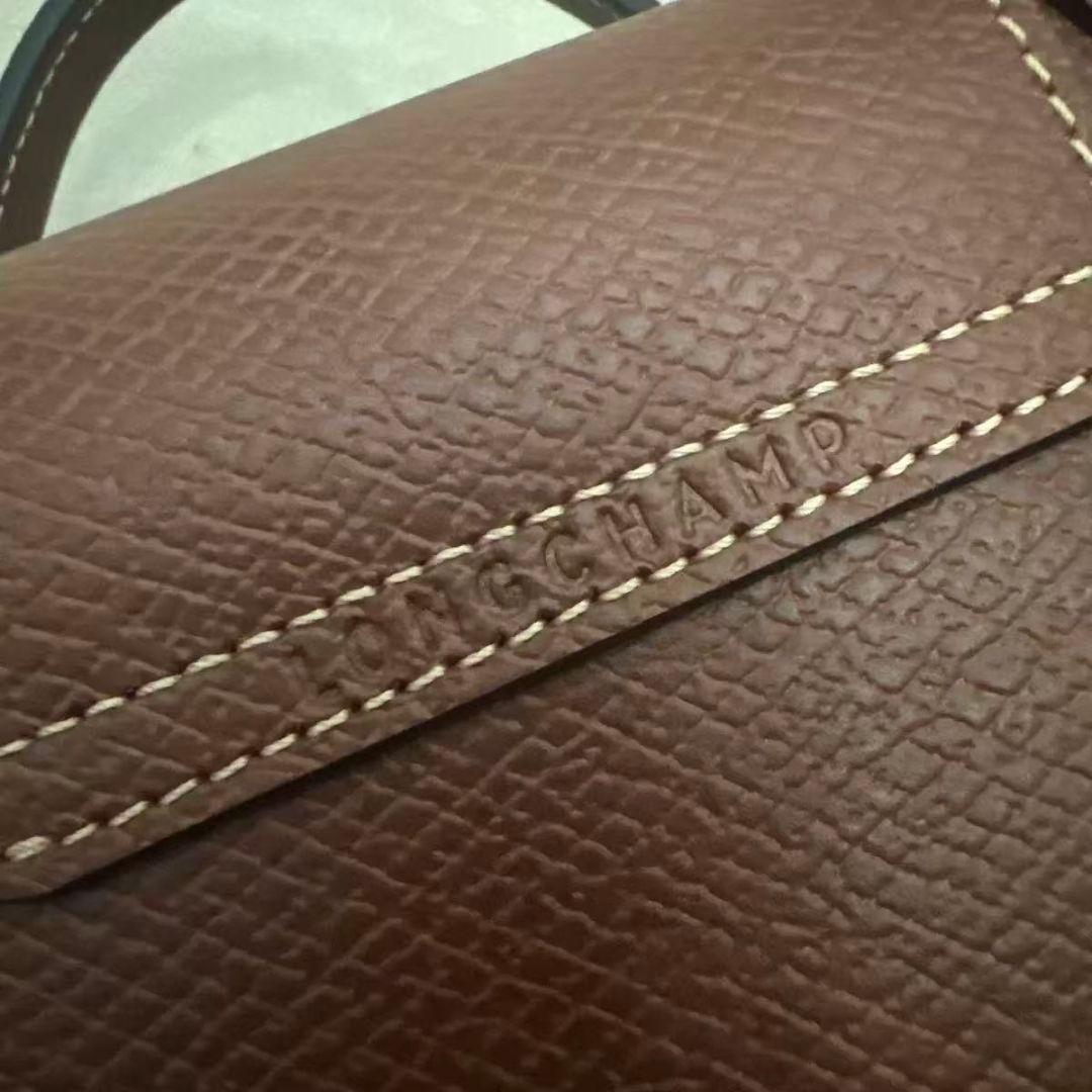 ロンシャン LONGCHAMP PURE XS トートバッグブラウン　シミアリ