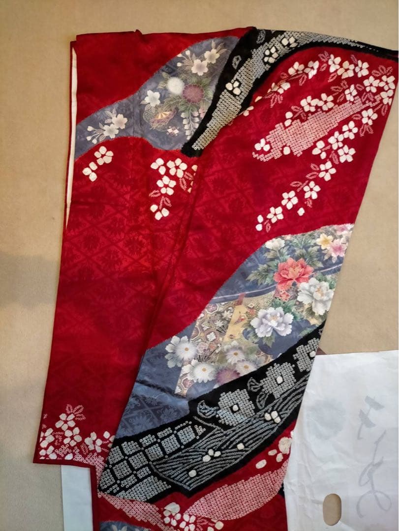 振袖　袴　フルセット　赤