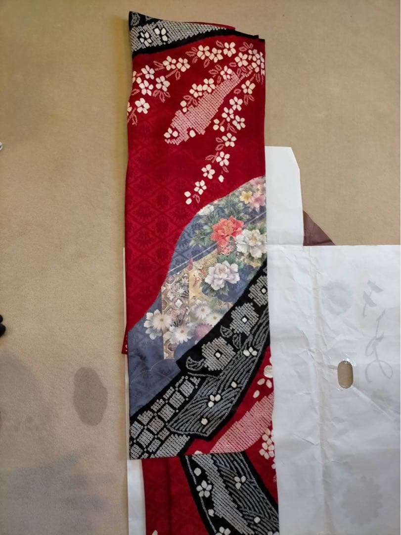 振袖　袴　フルセット　赤