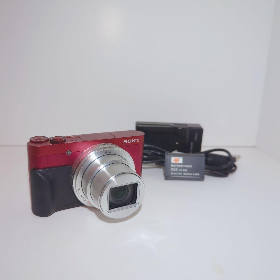 美品 SONY ソニー サイバーショット DSC-WX500 レッド