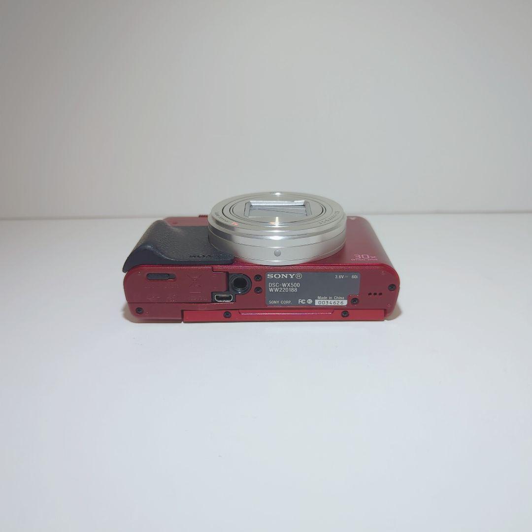 美品 SONY ソニー サイバーショット DSC-WX500 レッド