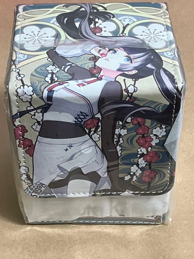 混沌の女神様　ホロライブ　合皮デッキケース　ミュシャ風　らでん