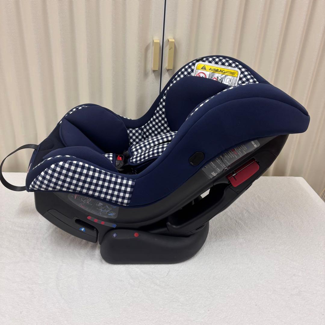 クリーニング済　☆美品☆　新生児OK　ジョイー　チルト　ネイビーギンガムチェック