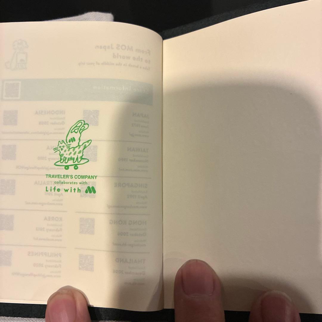 MOS BURGER トラベラーズノート