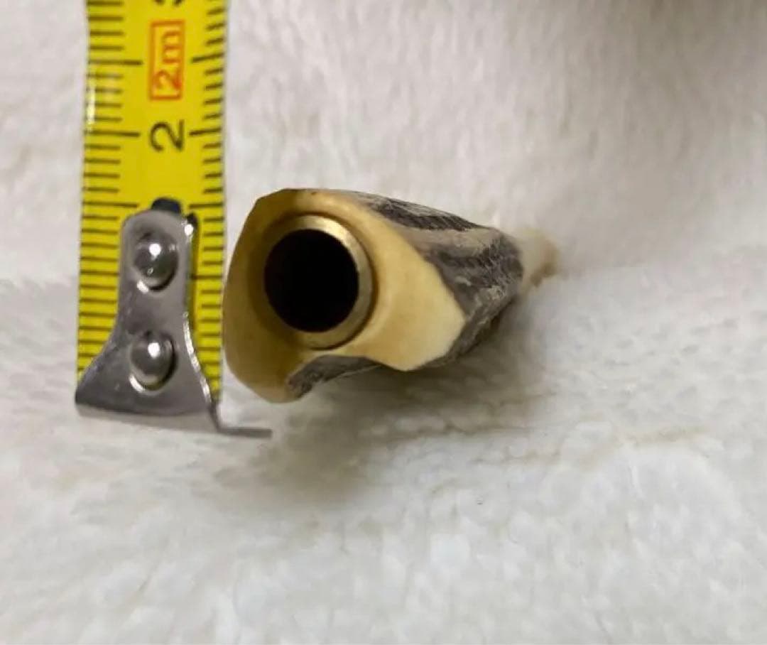 象牙調のパイプ　昭和レトロ