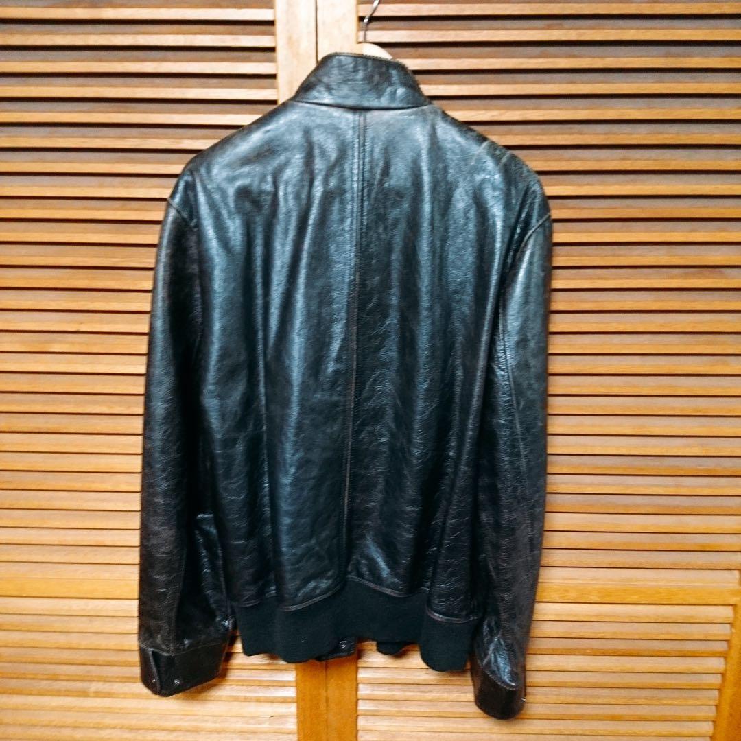 ダナ・キャラン【 DKNY 】レザー ライダース ジャケット