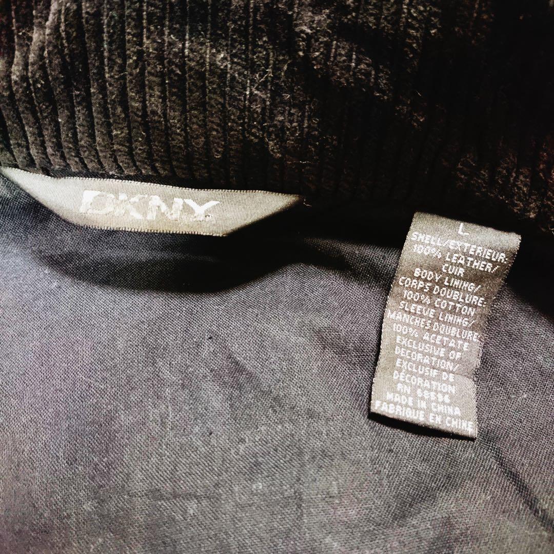 ダナ・キャラン【 DKNY 】レザー ライダース ジャケット