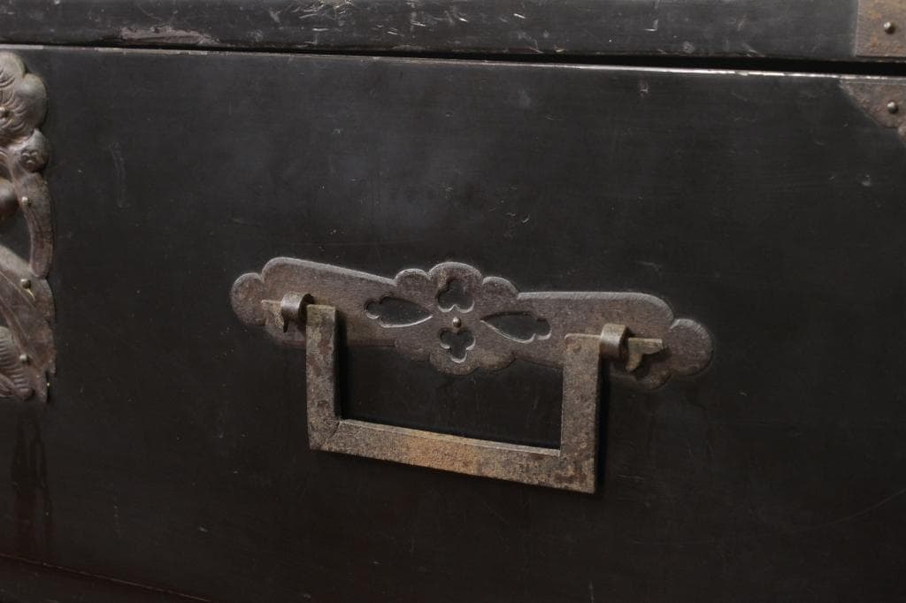 打出金具！庄内箪笥 古家具/古民家/時代箪笥/チェスト/和家具/古道具/古民具