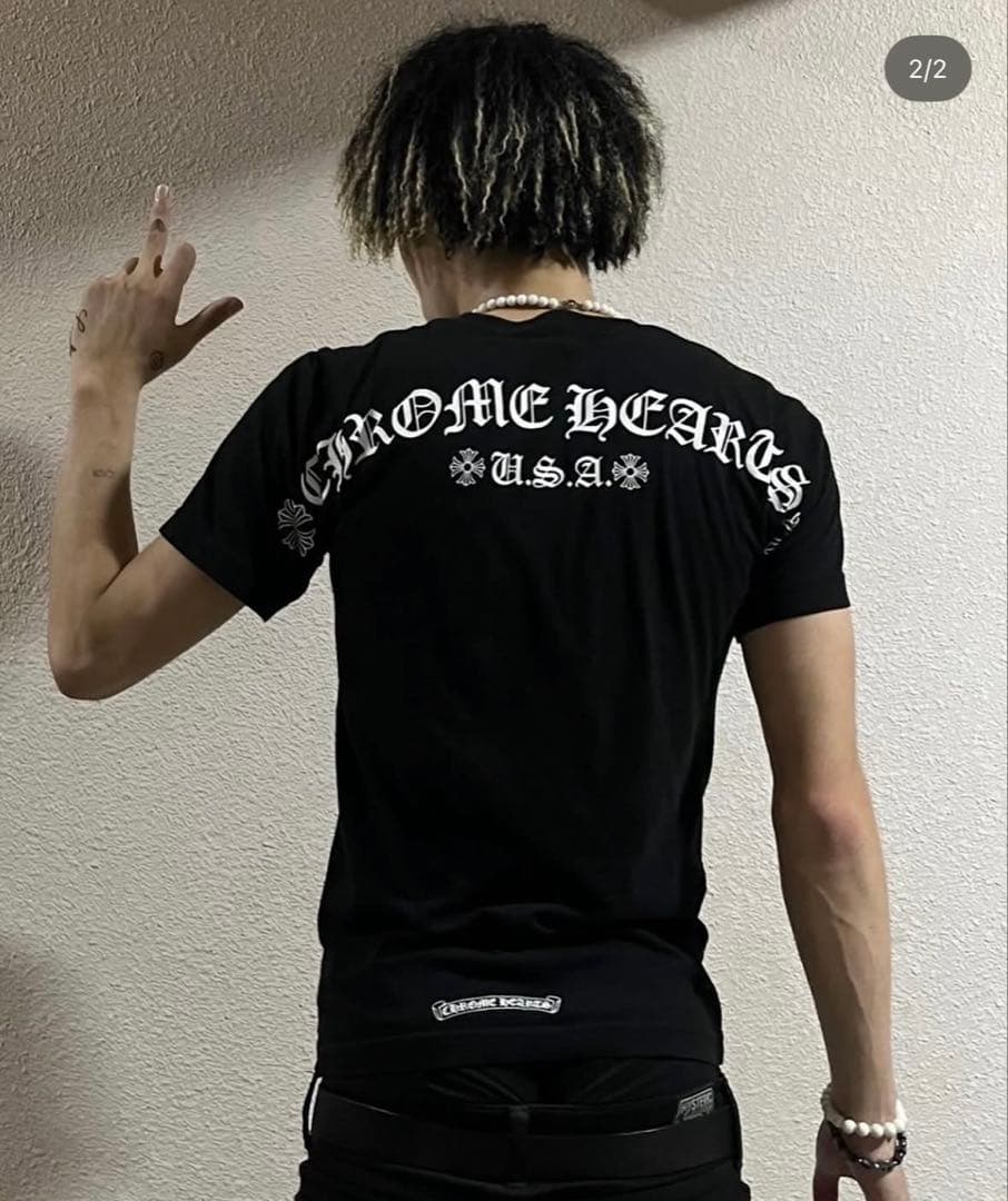 DADA着用 クロムハーツ tシャツ Sサイズ　アーチロゴ 希少