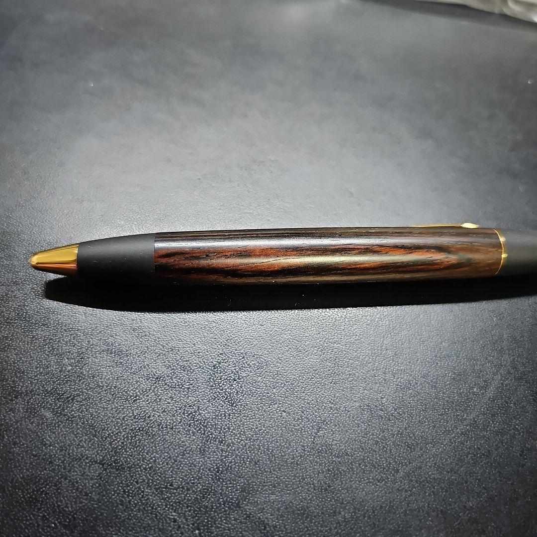 野原工芸 ロータリーボールペン ハラカンダとイタリアンレザーケース