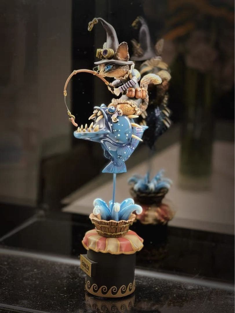 デザイナーズトイ 鎌田光司 Fishing Cat トレトイフィギュア