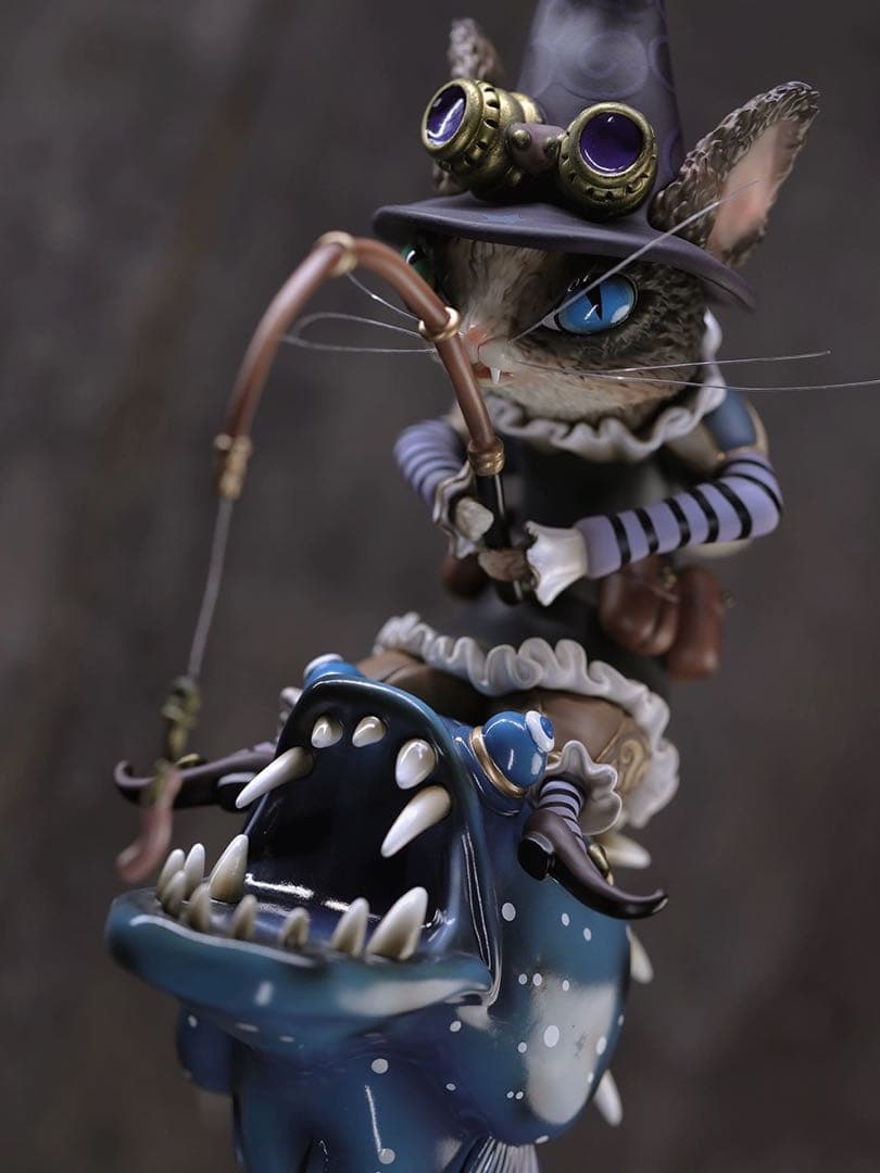 デザイナーズトイ 鎌田光司 Fishing Cat トレトイフィギュア