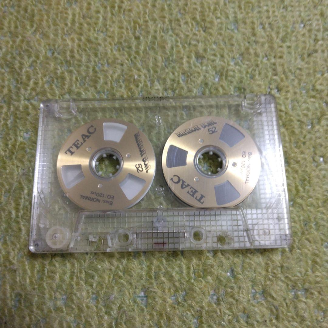 TEAC オープンリール型 カセットテープ ゴールド/ミラーボール52 消去済み