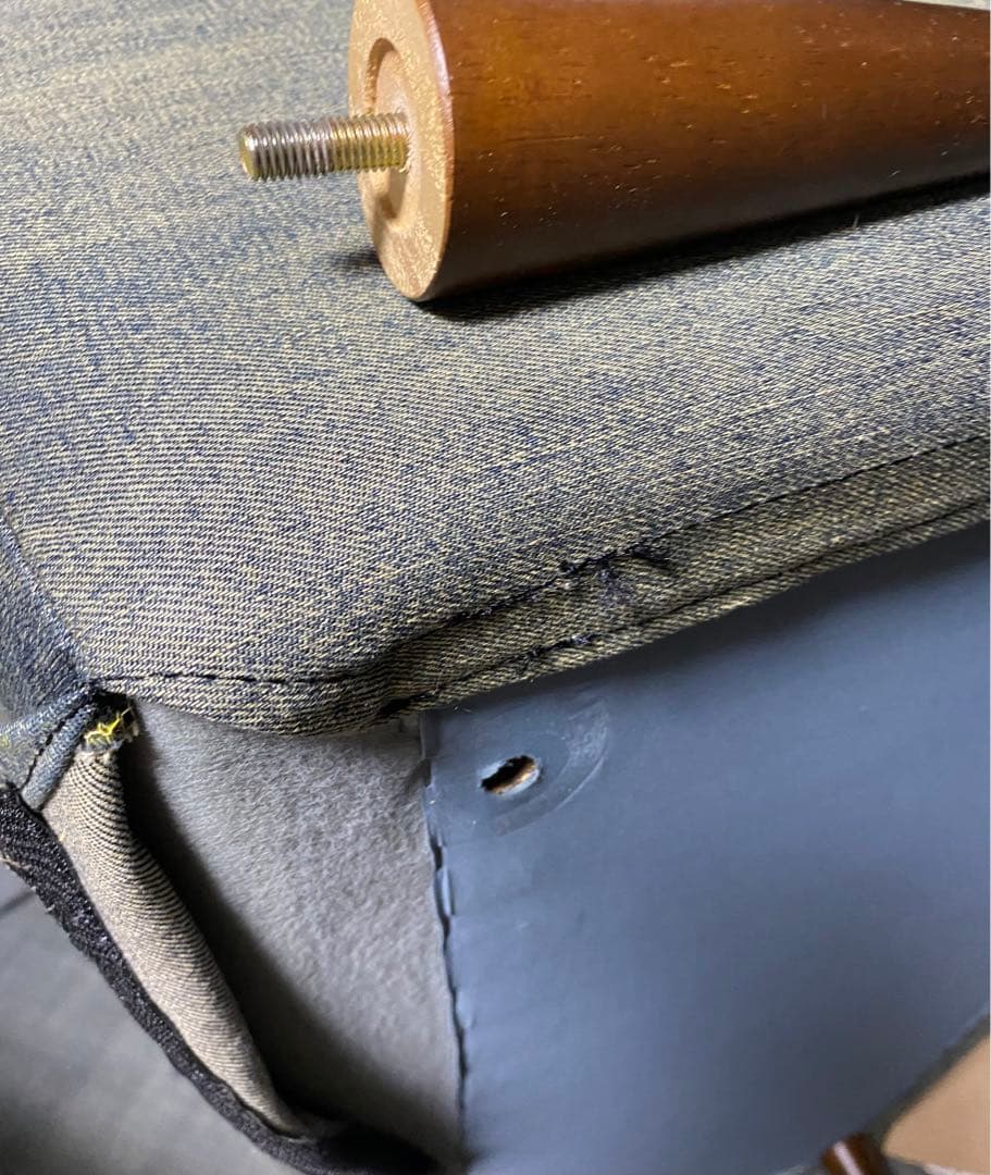 デニム ソファ ベンチ日本製購入時の50%引きから更に値下げ！