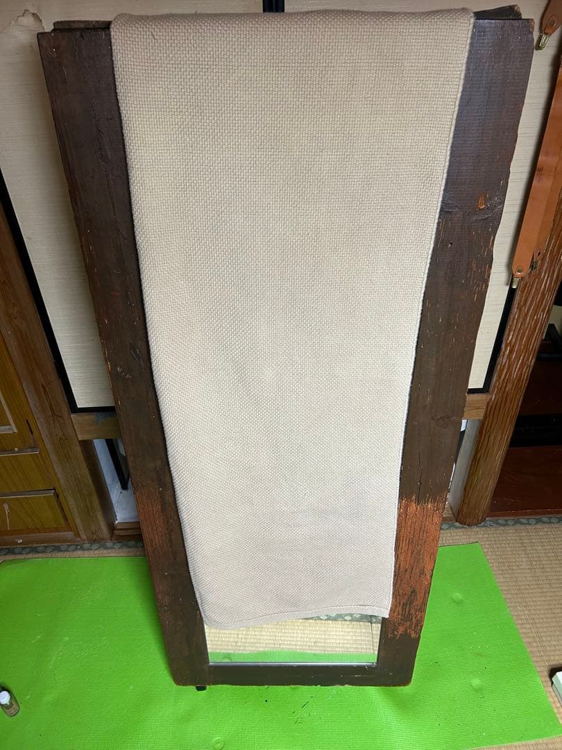 ウッド ミラー アイアンミラー立て