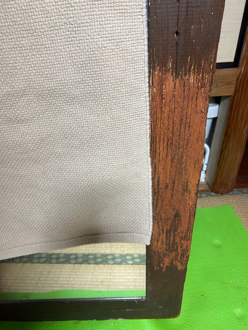 ウッド ミラー アイアンミラー立て