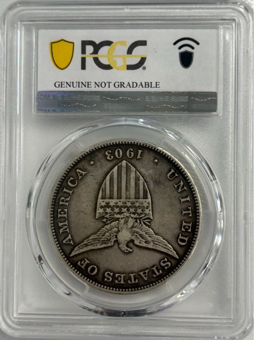 1903年 （稀少）アメリカ領フィリピン女性立像 火山乙女 PCGS認証