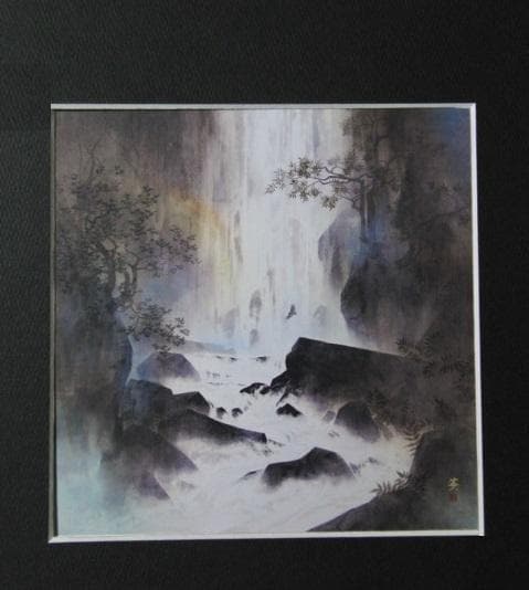 片岡宣久、【生生】、希少な額装用画集より、状態良好、新品額装付、日本人画家