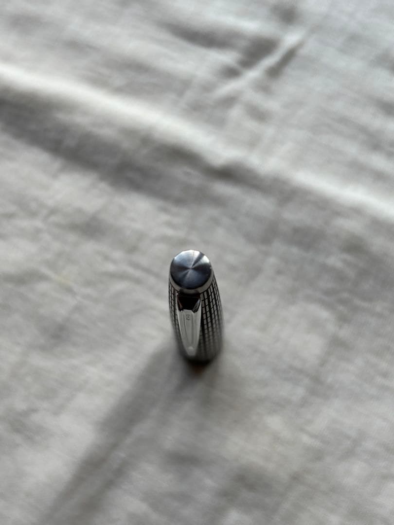 パイロットエリート格子柄万年筆18K