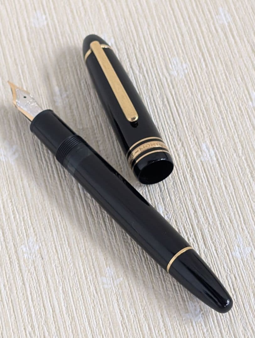 Montblanc 万年筆 マイスターシュテュック146 黒 14K
