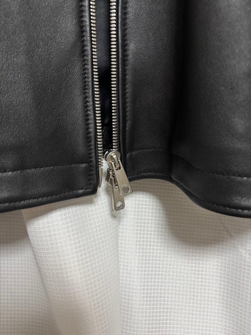 UNITED TOKYOラムレザーシングルライダースジャケット