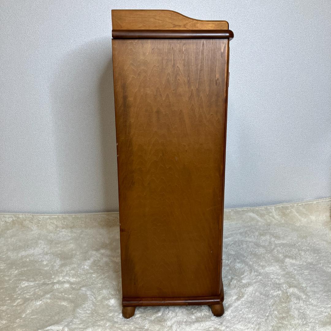 レトロ　曙工芸　サイドキャビネット　8段　収納棚　飾り棚　食器棚